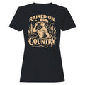 Raised On Western Country Women's Black - Adult & Kids T-Shirts, Sweatshirts & Hoodies apparel design preview 1
