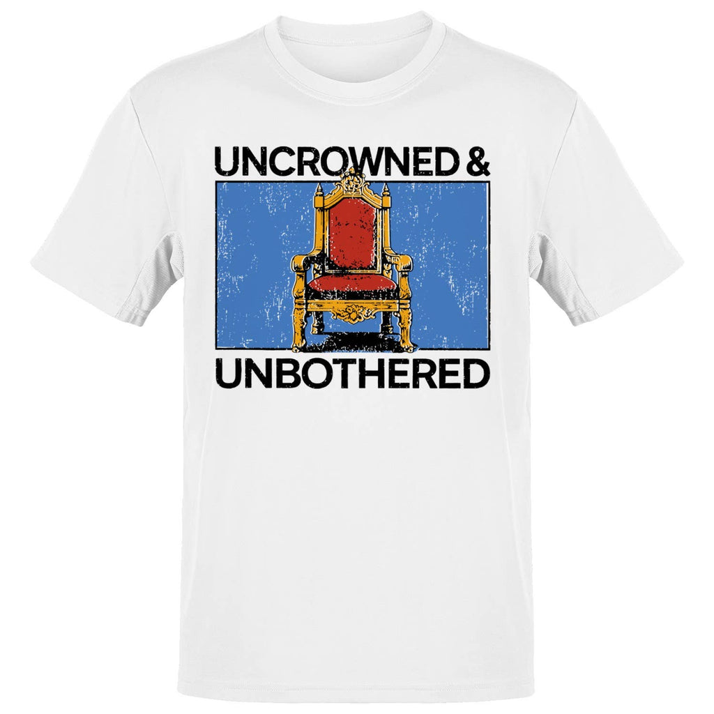 Uncrowned Unbothered Men's - Adult & Kids T-Shirts, Sweatshirts & Hoodies apparel design preview 1