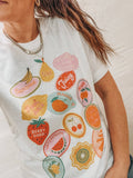 Fruit Stickers Graphic Summer - Adult & Kids T-Shirts, Sweatshirts & Hoodies apparel design preview 1