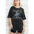 Buckle Up Cowboy Oversize Mineral Wash - Adult & Kids T-Shirts, Sweatshirts & Hoodies apparel design preview 1