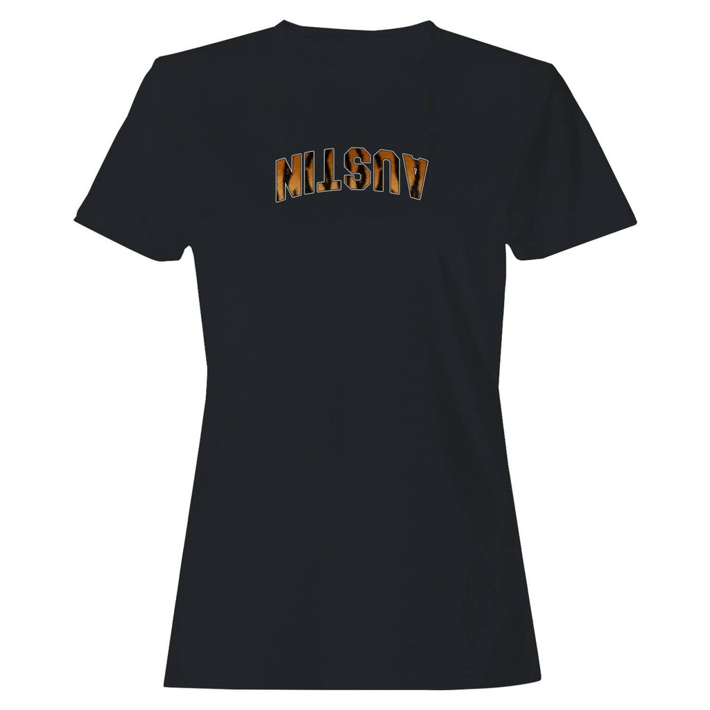 Austin Tiger Print Arc Design Women's - Adult & Kids T-Shirts, Sweatshirts & Hoodies apparel design preview 1