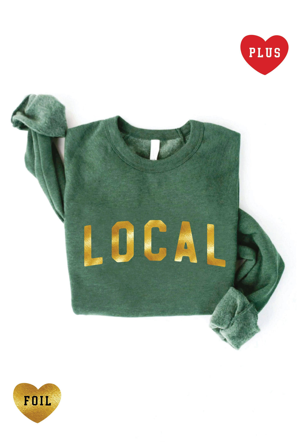 Local Foil Plus Graphic - Adult & Kids T-Shirts, Sweatshirts & Hoodies apparel design preview 1