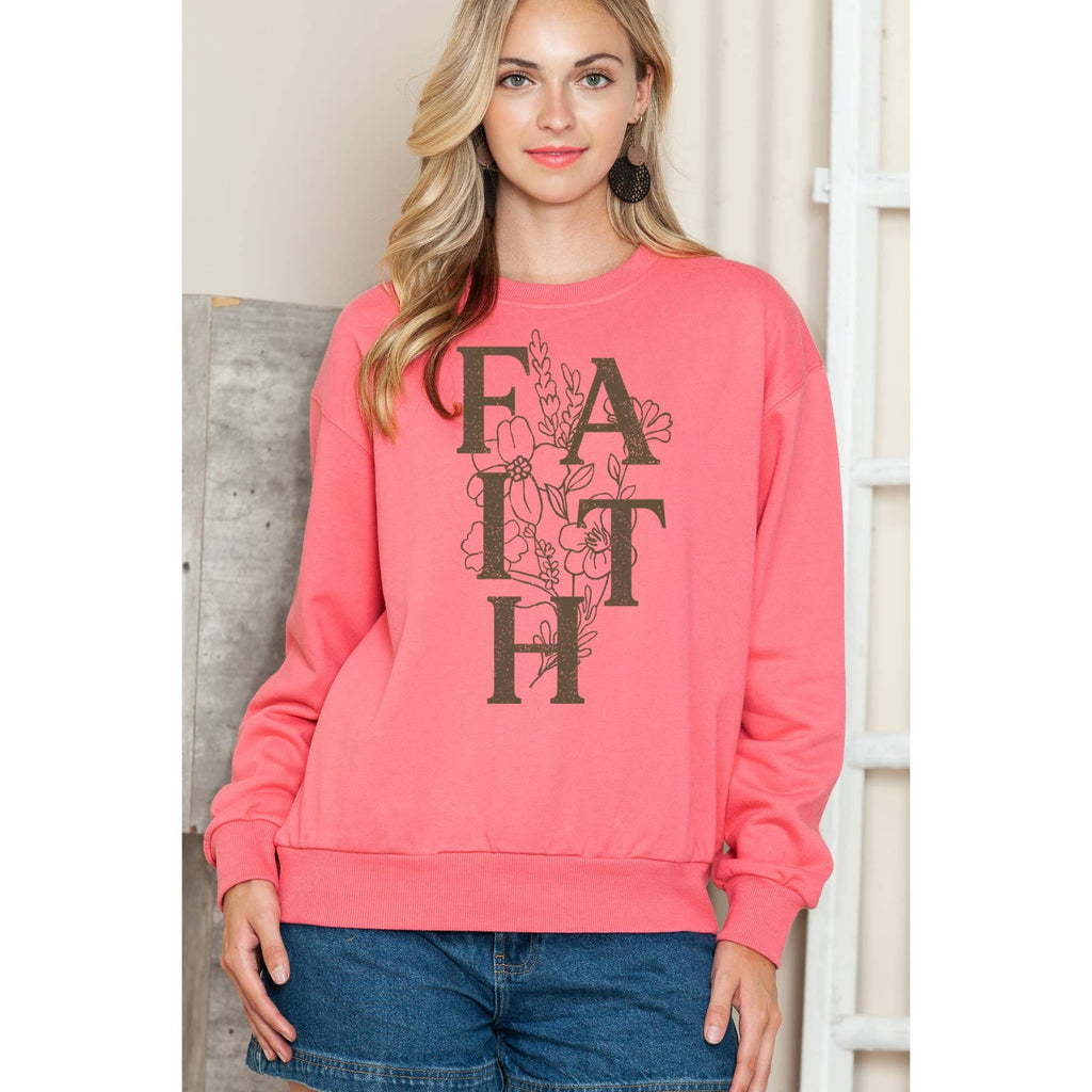 Faith Crewneck Sweater - Adult & Kids T-Shirts, Sweatshirts & Hoodies apparel design preview 1
