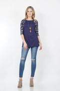 1014 Print Raglan Sleeve Tunic SI-13626 - Adult & Kids T-Shirts, Sweatshirts & Hoodies apparel design preview 1