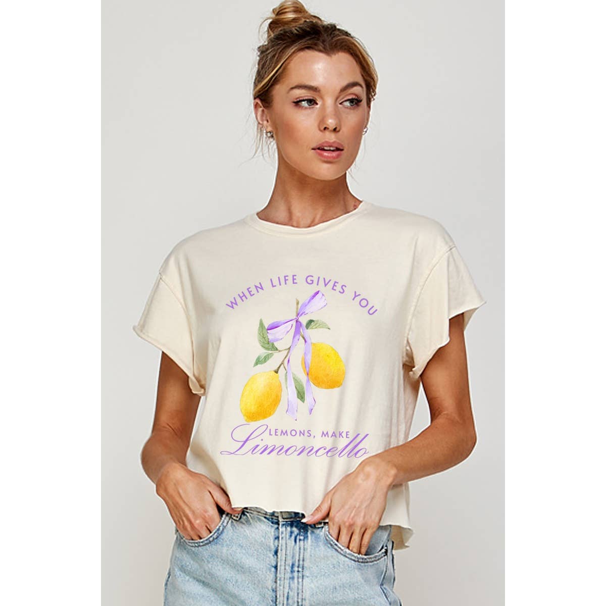 When Life Gives You Lemons Make Limoncello Vintage - Adult & Kids T-Shirts, Sweatshirts & Hoodies apparel design preview 1