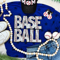 Sequin Baseball Word Star - Adult & Kids T-Shirts, Sweatshirts & Hoodies apparel design preview 1
