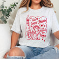 She Loves Jesus and America July 4th Graphic Gildan - Adult & Kids T-Shirts, Sweatshirts & Hoodies apparel design preview 1
