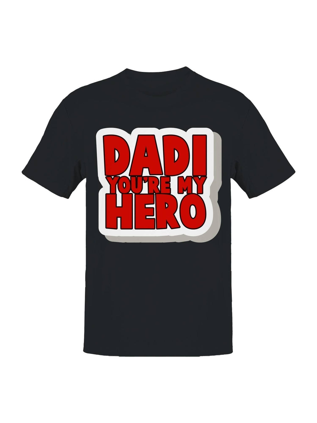 Hero Dad Sticker Decal Gift Men's - Adult & Kids T-Shirts, Sweatshirts & Hoodies apparel design preview 1