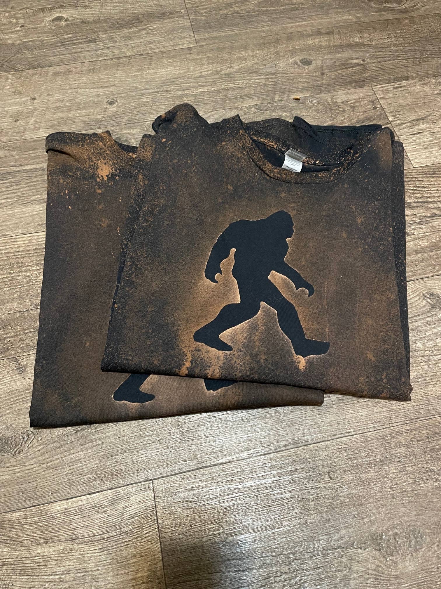 Bigfoot Silhouette (Black) - Adult & Kids T-Shirts, Sweatshirts & Hoodies apparel design preview 1