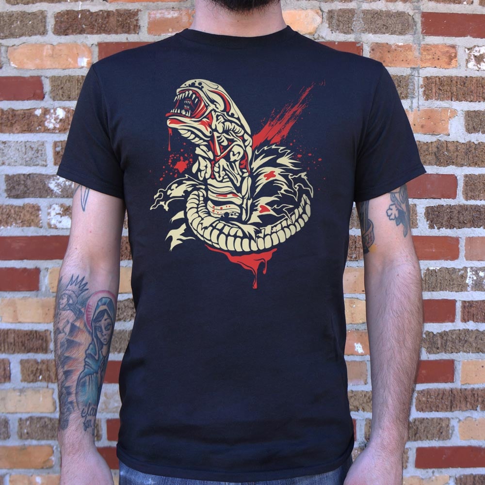 Chest Burstin' Alien - Adult & Kids T-Shirts, Sweatshirts & Hoodies apparel design preview 1