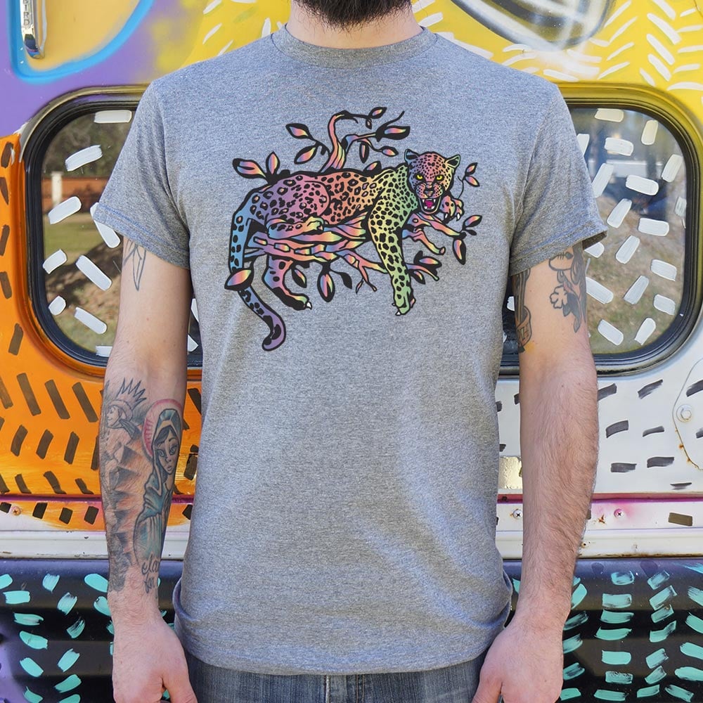 Rainbow Leopard Full Color - Adult & Kids T-Shirts, Sweatshirts & Hoodies apparel design preview 1