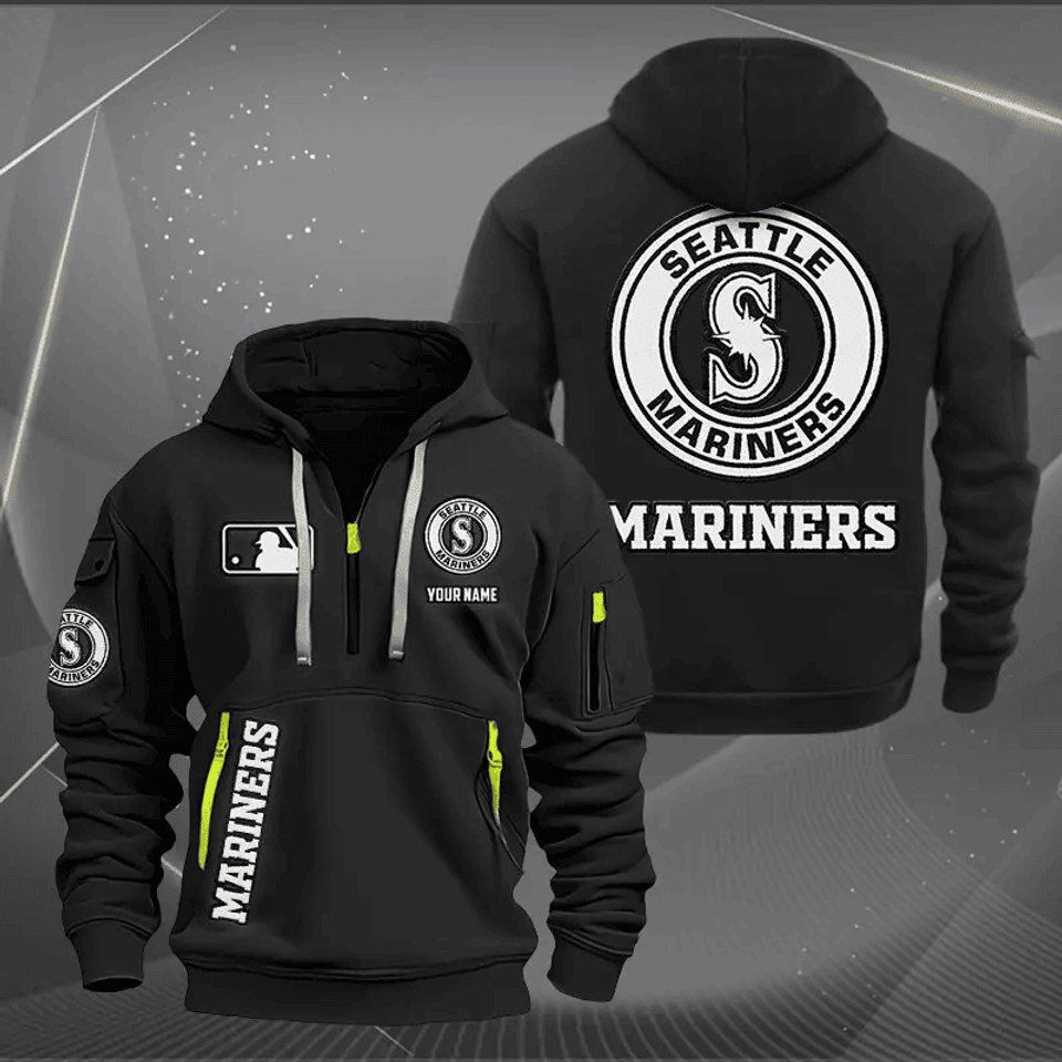 Seattle Mariners Tactical Zip - Adult & Kids T-Shirts, Sweatshirts & Hoodies apparel design preview 1