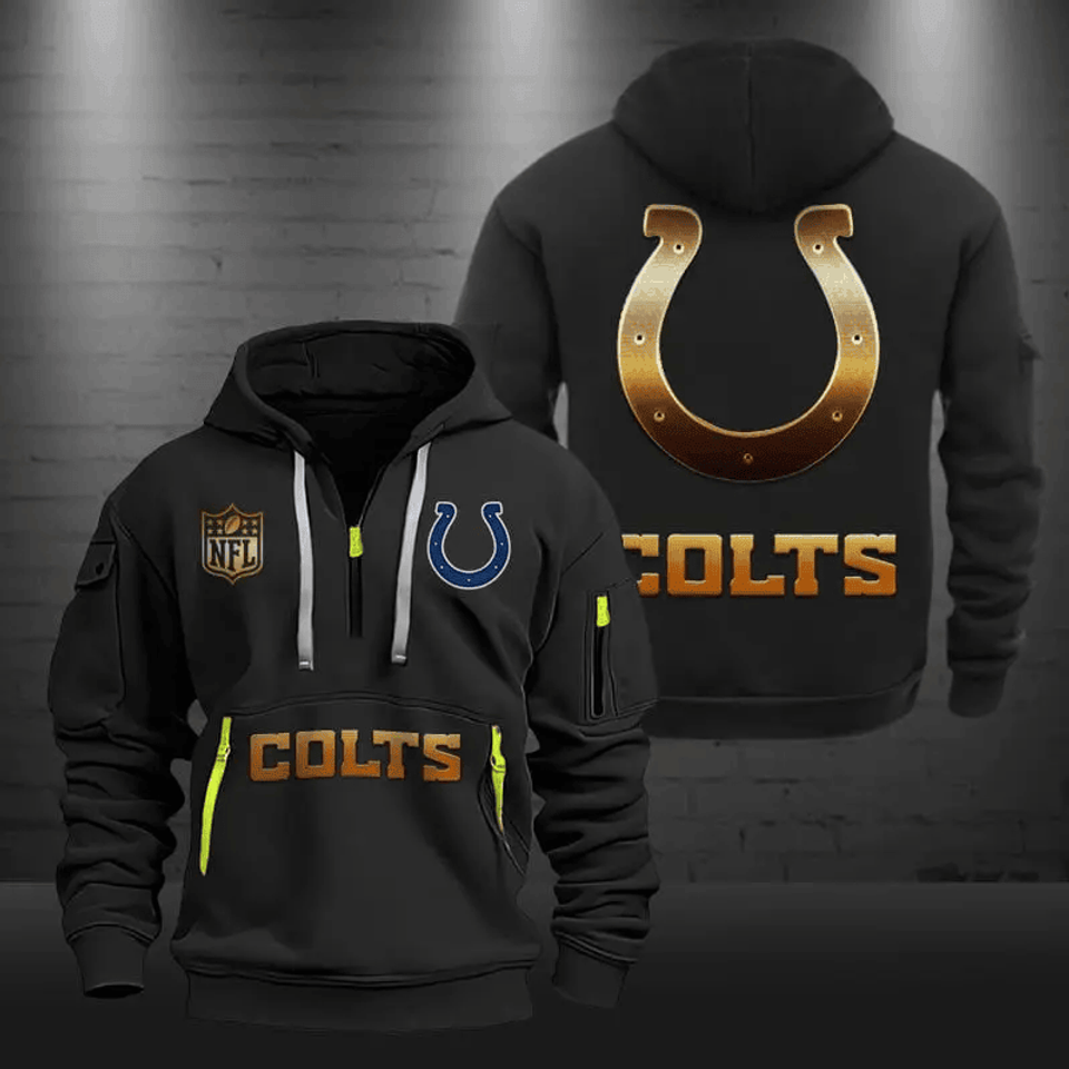 Indianapolis Colts Tactical Zip - Adult & Kids T-Shirts, Sweatshirts & Hoodies apparel design preview 1