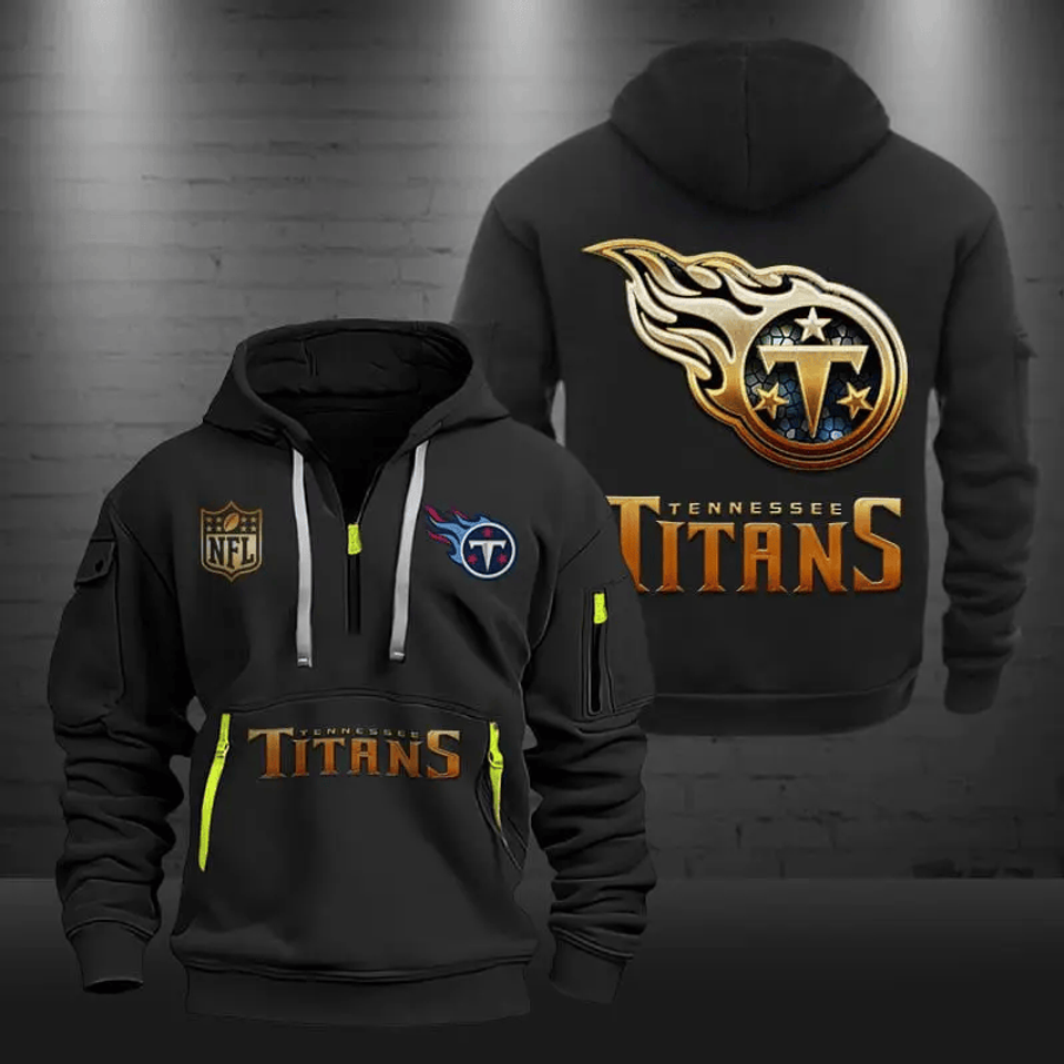 Tennessee Titans Tactical Zip - Adult & Kids T-Shirts, Sweatshirts & Hoodies apparel design preview 1