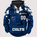 Personalized Indianapolis Colts Paint-Splatter Custom - Adult & Kids T-Shirts, Sweatshirts & Hoodies apparel design preview 1