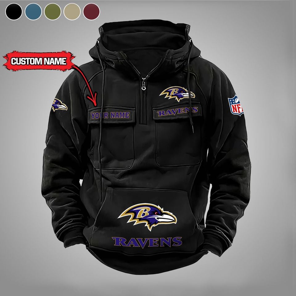 Baltimore Ravens Custom Vintage Cargo Fan Gift - Adult & Kids T-Shirts, Sweatshirts & Hoodies apparel design preview 1