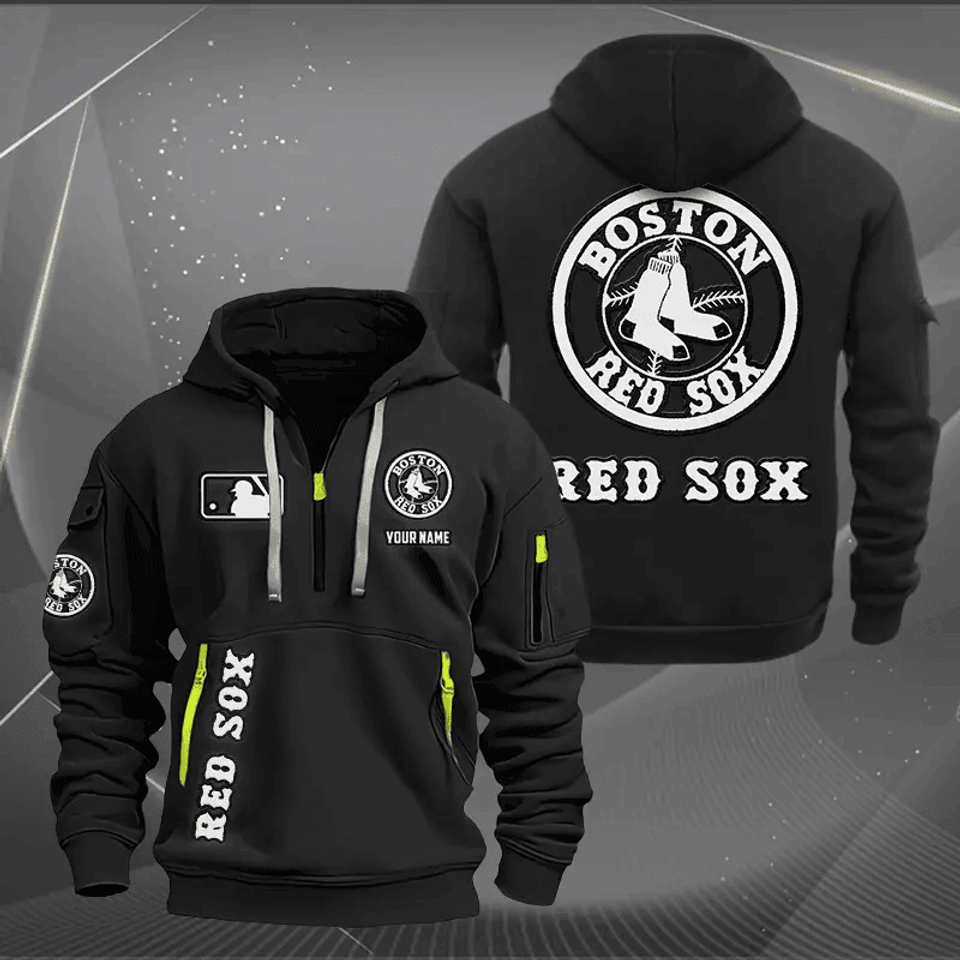 Boston Red Sox Tactical Zip - Adult & Kids T-Shirts, Sweatshirts & Hoodies apparel design preview 1