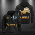 Detroit Lions Tactical Zip - Adult & Kids T-Shirts, Sweatshirts & Hoodies apparel design preview 1
