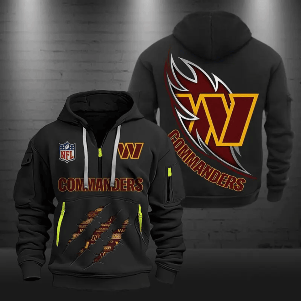 Washington Commanders Tactical Zip - Adult & Kids T-Shirts, Sweatshirts & Hoodies apparel design preview 1