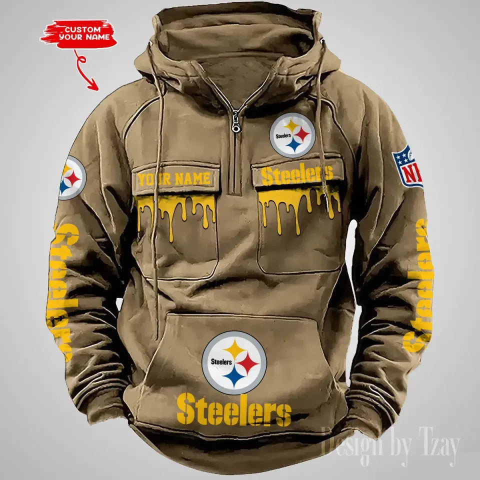 Pittsburgh Steelerr Custom Vintage Cargo Fan Gift - Adult & Kids T-Shirts, Sweatshirts & Hoodies apparel design preview 1