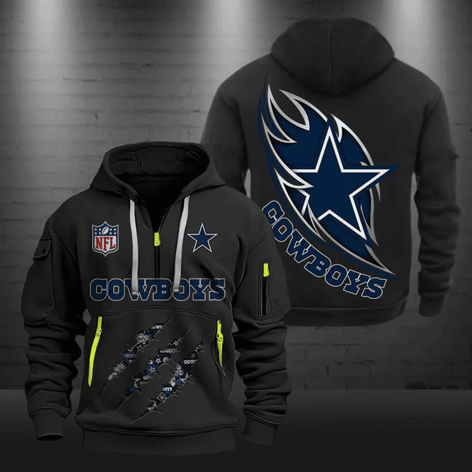 Dallas Cowboys Tactical Zip - Adult & Kids T-Shirts, Sweatshirts & Hoodies apparel design preview 1