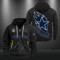 Dallas Cowboys Tactical Zip - Adult & Kids T-Shirts, Sweatshirts & Hoodies apparel design preview 1