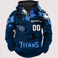 Personalized Tennessee Titans Paint-Splatter Custom - Adult & Kids T-Shirts, Sweatshirts & Hoodies apparel design preview 1