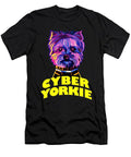Cyber Yorkie Dog Space Men Women Kids 90s Retro - Adult & Kids T-Shirts, Sweatshirts & Hoodies apparel design preview 1