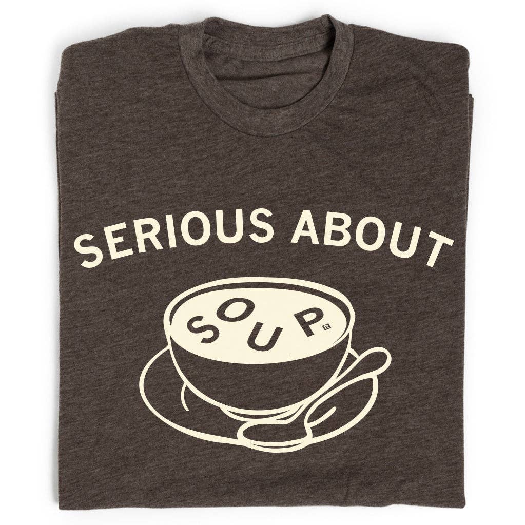 Serious About Soup - Adult & Kids T-Shirts, Sweatshirts & Hoodies apparel design preview 1