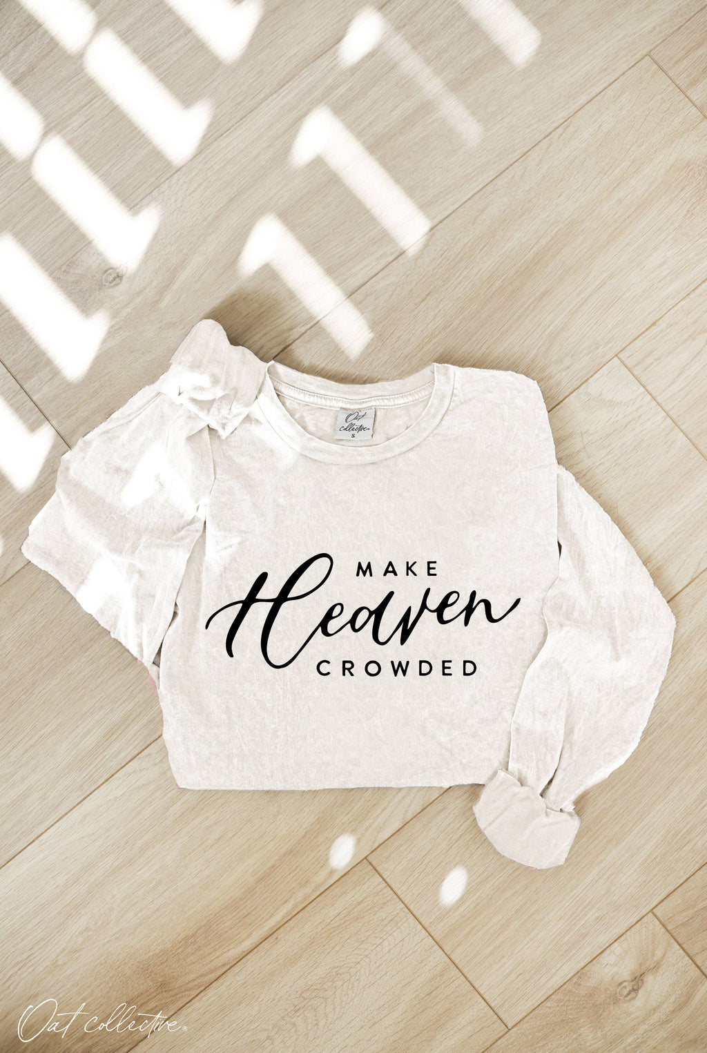 Make Heaven Mineral Washed Graphic - Adult & Kids T-Shirts, Sweatshirts & Hoodies apparel design preview 1