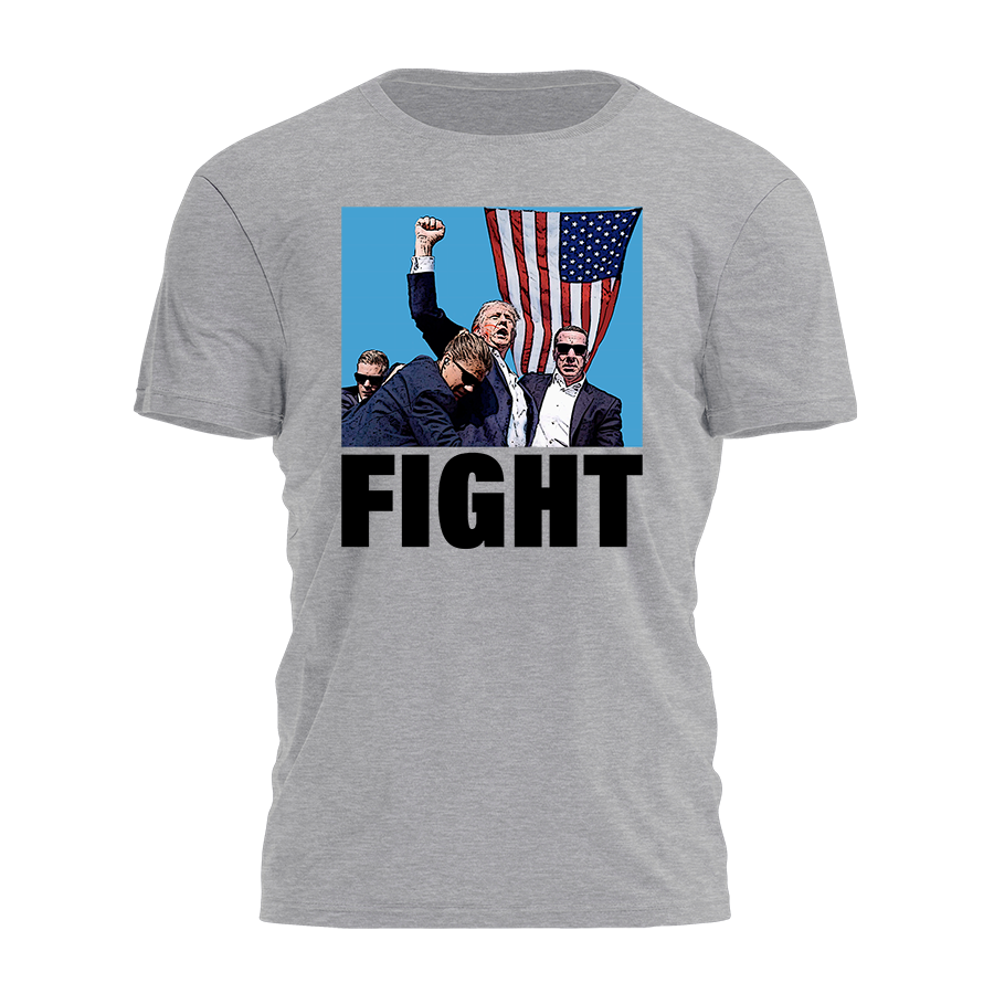 Trump Fist Bump Fight 2733 - Adult & Kids T-Shirts, Sweatshirts & Hoodies apparel design preview 1