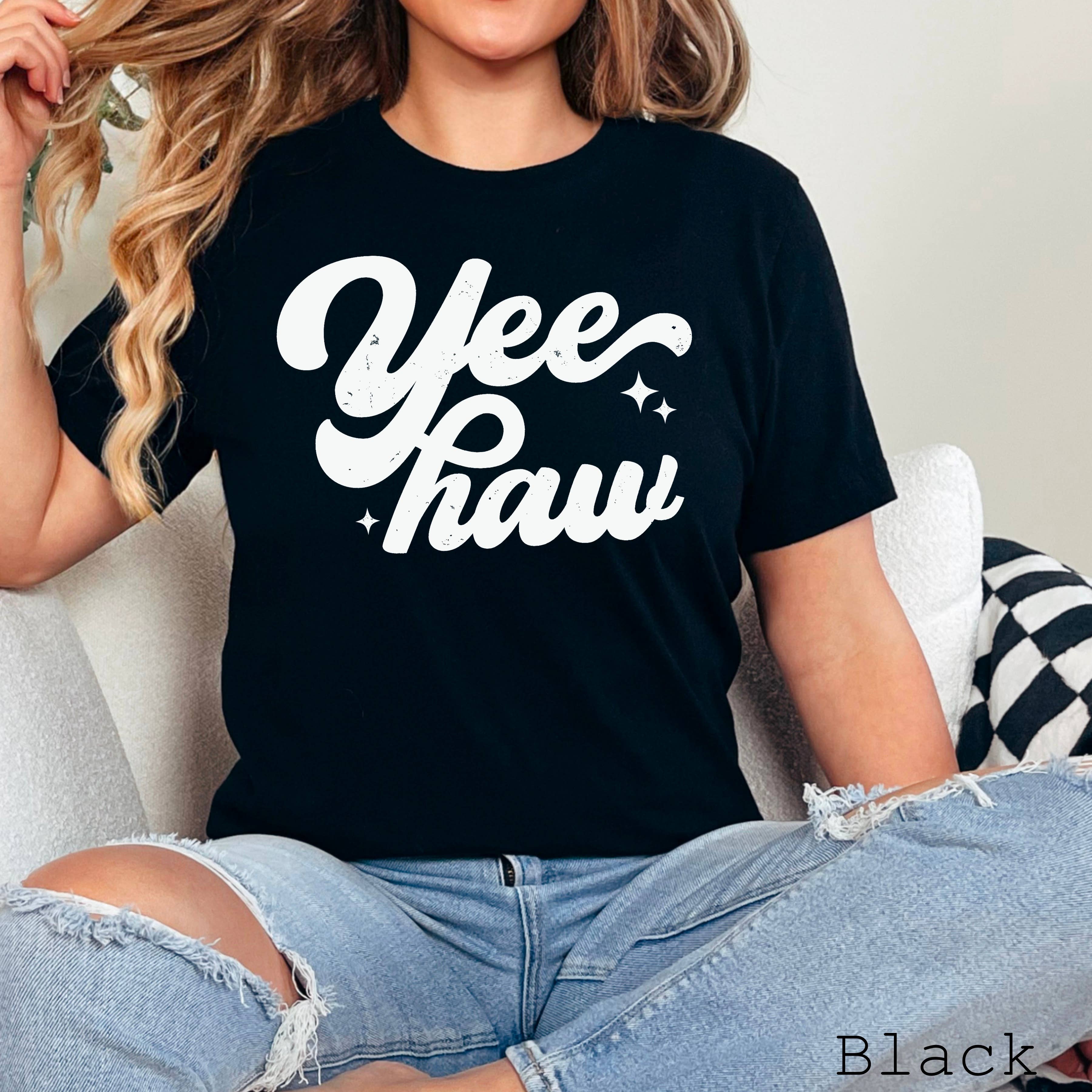 Yee Haw Graphic Country Bella Canvas - Adult & Kids T-Shirts, Sweatshirts & Hoodies apparel design preview 1