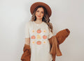 Vintage Pumpkins and Flowers Graphic - Adult & Kids T-Shirts, Sweatshirts & Hoodies apparel design preview 1