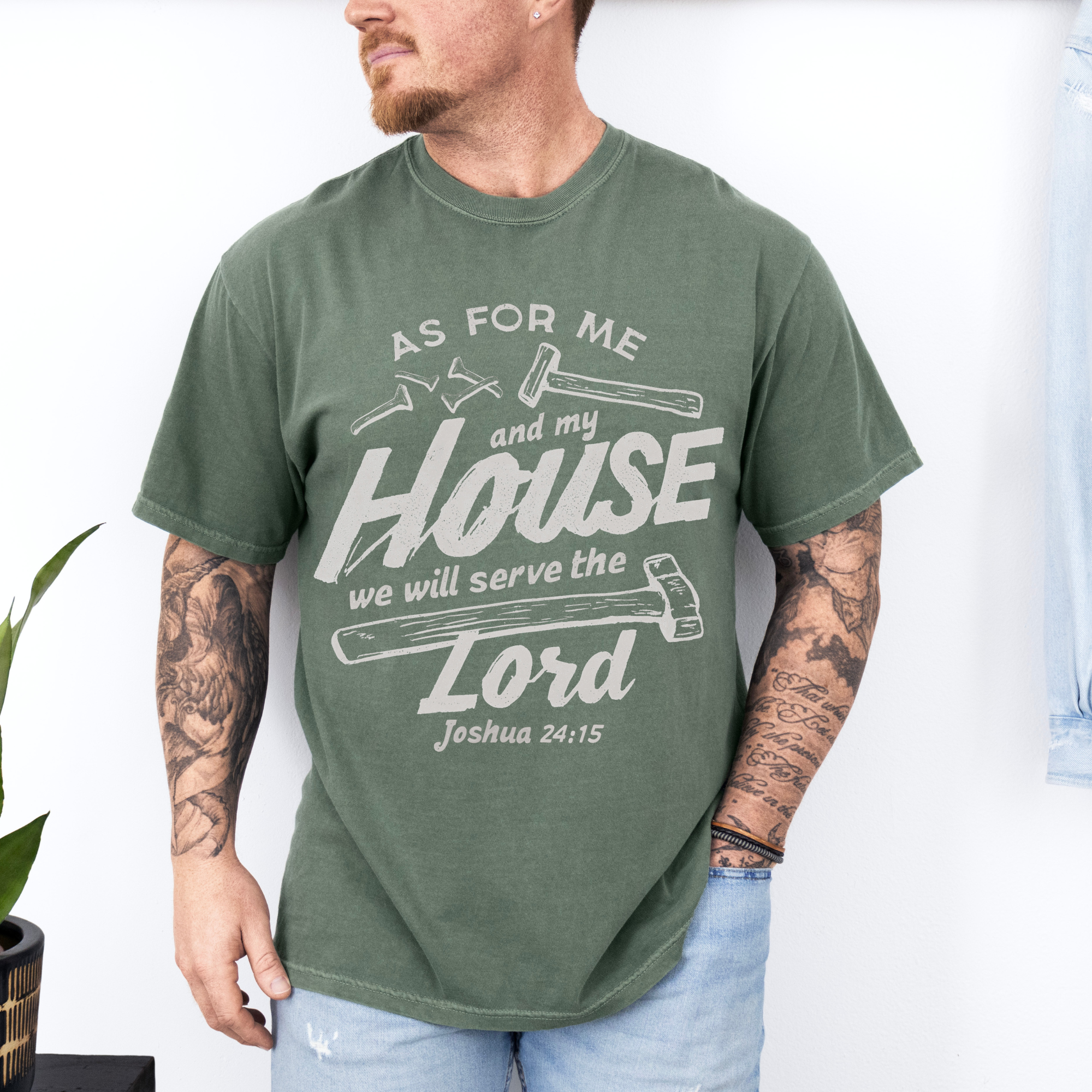 Fathers Day: As For Me &My House On Moss Comfort - Adult & Kids T-Shirts, Sweatshirts & Hoodies apparel design preview 1