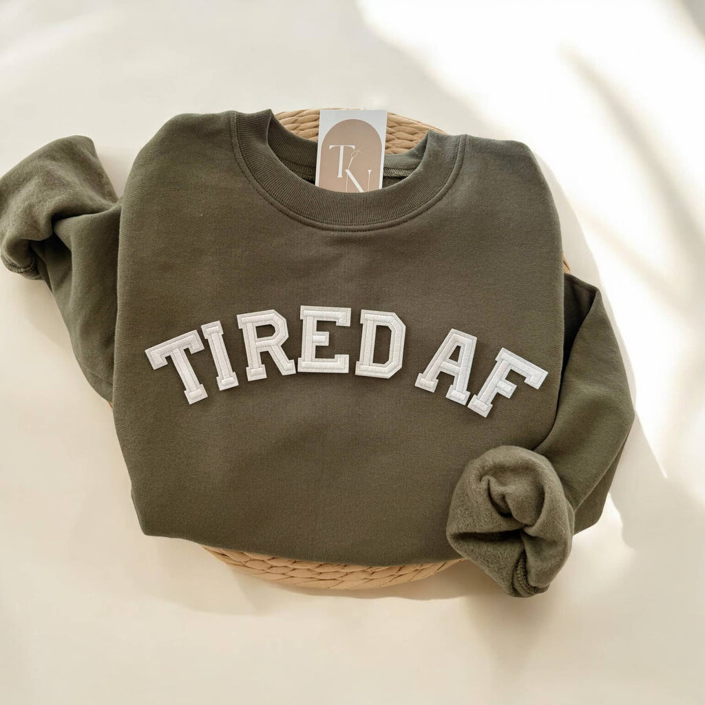 Tired Af Funny Clothing - Adult & Kids T-Shirts, Sweatshirts & Hoodies apparel design preview 1