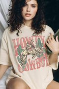 Howdy Cowboy Unisex Oversized Top - Adult & Kids T-Shirts, Sweatshirts & Hoodies apparel design preview 1