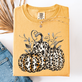 Leopard Print Pumpkins, Cute, Halloween, Autumn Fall - Adult & Kids T-Shirts, Sweatshirts & Hoodies apparel design preview 1