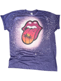 Sunset Tongue Bleached Retro - Adult & Kids T-Shirts, Sweatshirts & Hoodies apparel design preview 1