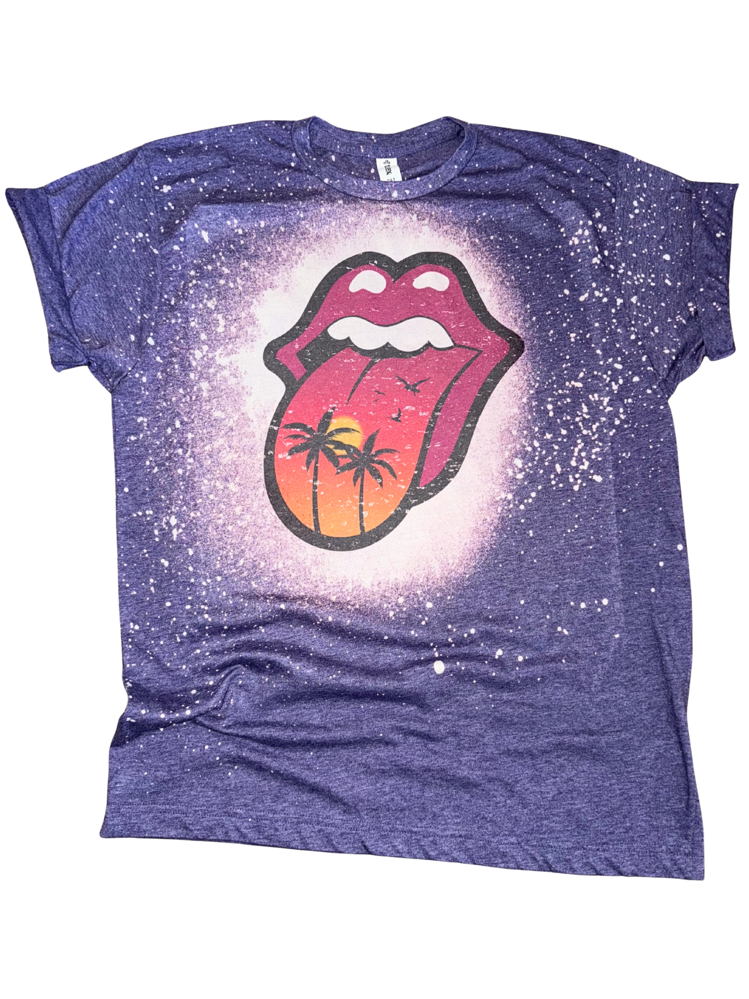 Sunset Tongue Bleached Retro - Adult & Kids T-Shirts, Sweatshirts & Hoodies apparel design preview 1