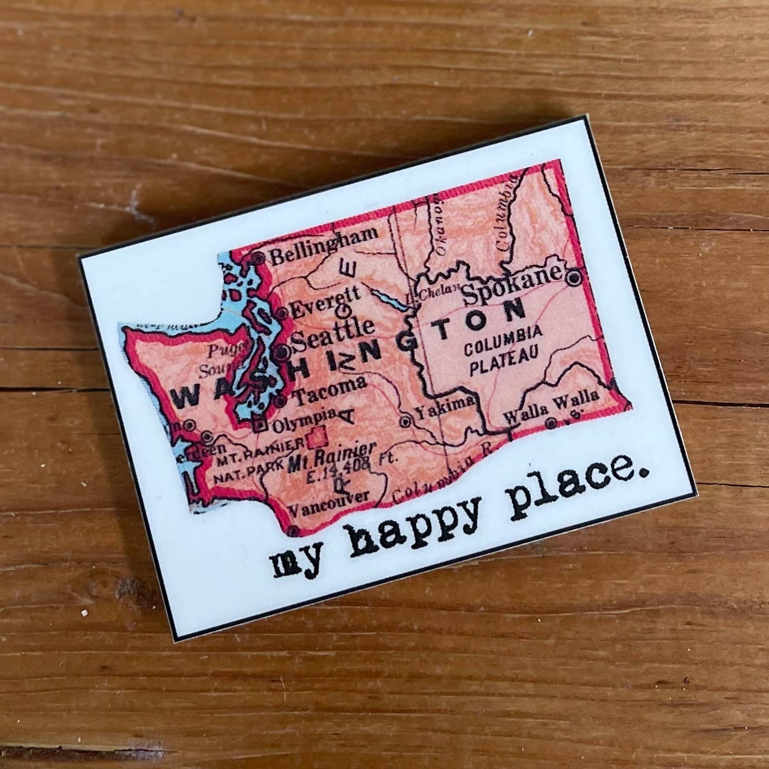 Washington Map Magnets and Key Chains - Adult & Kids T-Shirts, Sweatshirts & Hoodies apparel design preview 1
