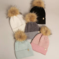 Winter Solid Chenille Cuff Beanie with Pom - Adult & Kids T-Shirts, Sweatshirts & Hoodies apparel design preview 1