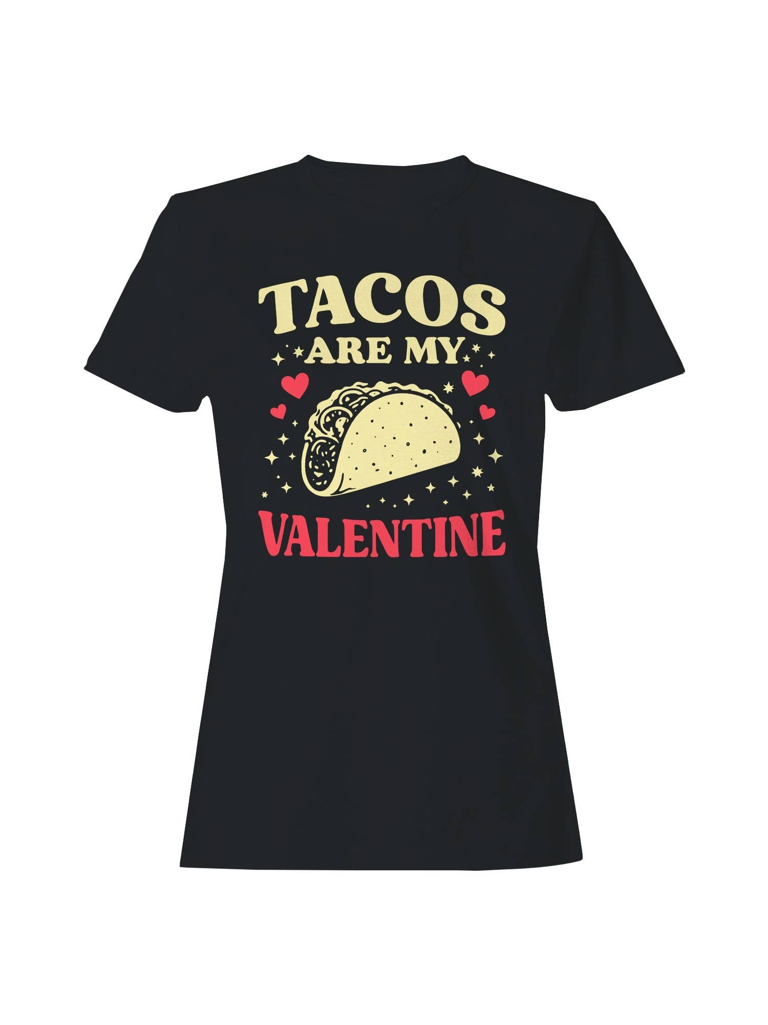 Tacos Are My Valentine Design Women's - Adult & Kids T-Shirts, Sweatshirts & Hoodies apparel design preview 1