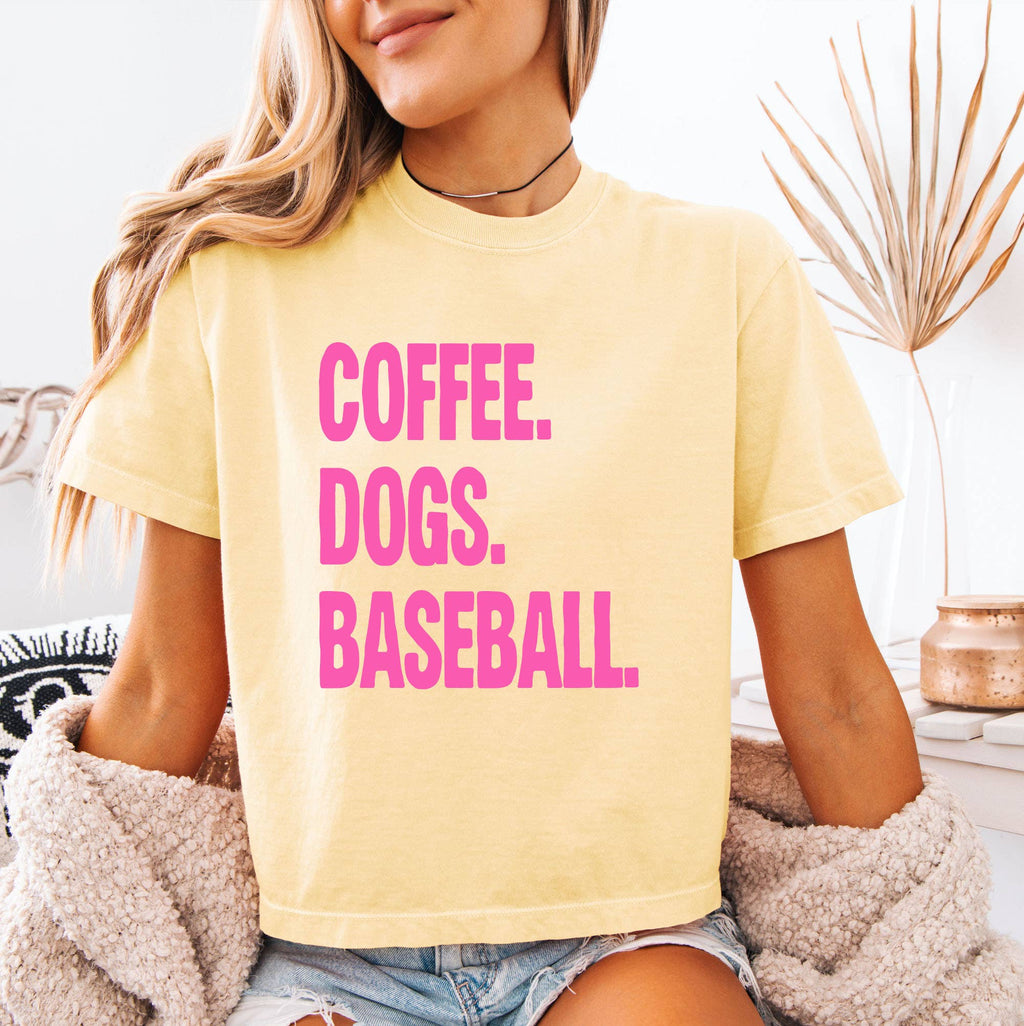 Coffee Dogs Baseball Graphic Funny Mom - Adult & Kids T-Shirts, Sweatshirts & Hoodies apparel design preview 1