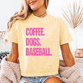 Coffee Dogs Baseball Graphic Funny Mom - Adult & Kids T-Shirts, Sweatshirts & Hoodies apparel design preview 1