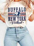 Buffalo New York Football Graphic - Adult & Kids T-Shirts, Sweatshirts & Hoodies apparel design preview 1