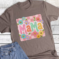 Mama Boho Floral Check Graphic - Adult & Kids T-Shirts, Sweatshirts & Hoodies apparel design preview 1