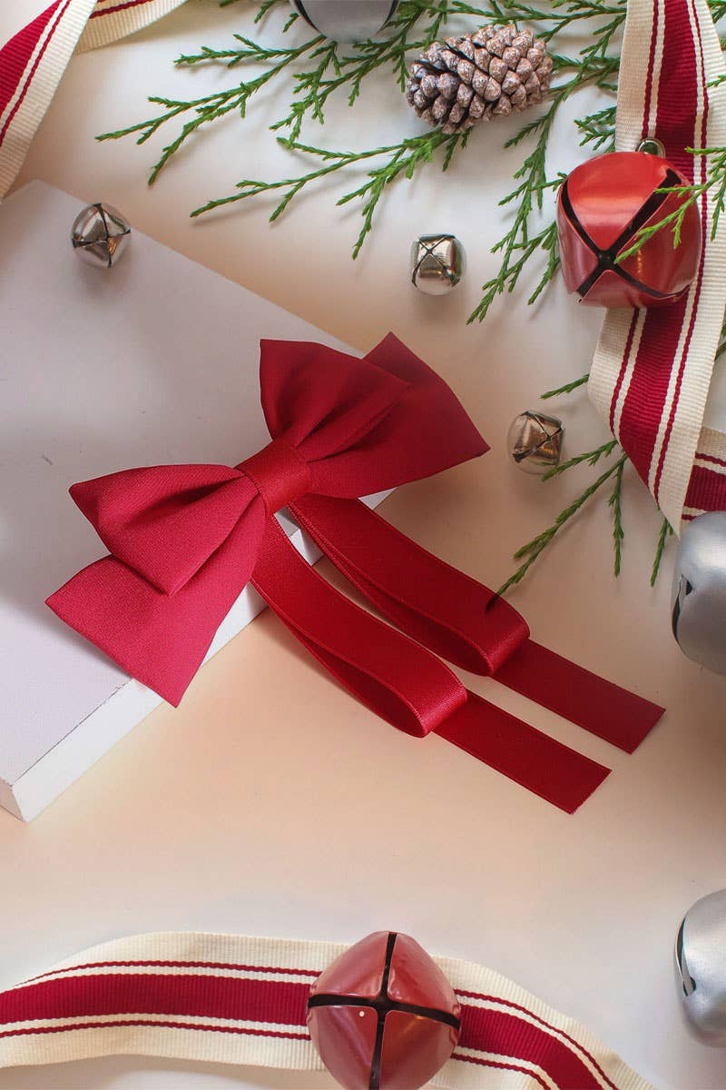 SI-26308 Silk Satin Bow Hair Clips Barrettes - Adult & Kids T-Shirts, Sweatshirts & Hoodies apparel design preview 1