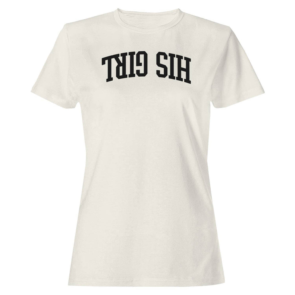 His Girl Bold Retro Typography Women's - Adult & Kids T-Shirts, Sweatshirts & Hoodies apparel design preview 1