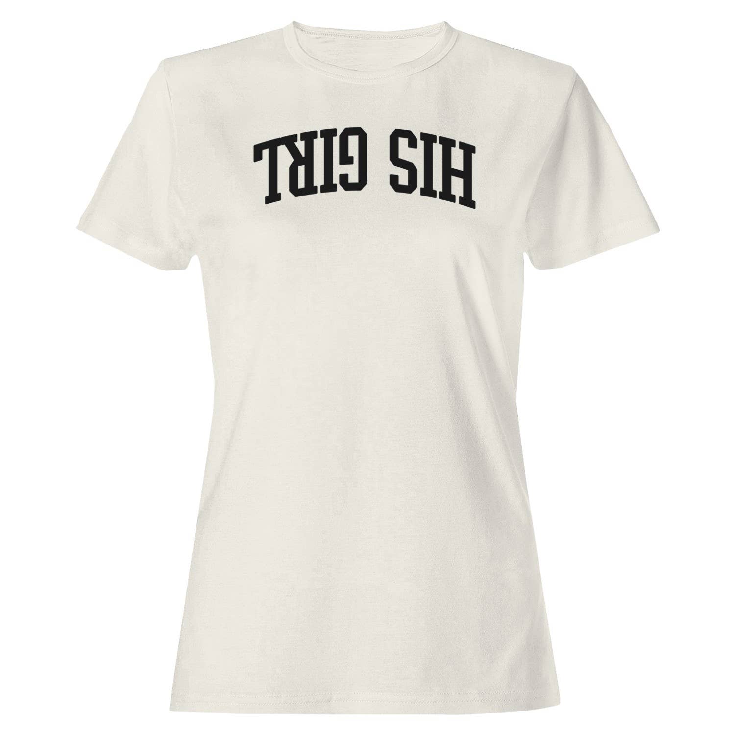 His Girl Bold Retro Typography Women's - Adult & Kids T-Shirts, Sweatshirts & Hoodies apparel design preview 1