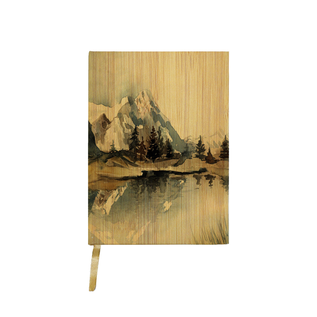 Watercolor Mountain Landscape Journal - Adult & Kids T-Shirts, Sweatshirts & Hoodies apparel design preview 1